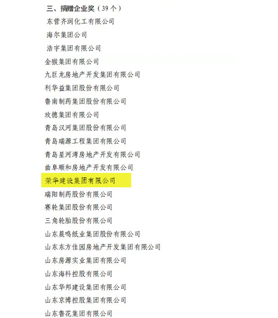 喜訊!董事長孫涌同志被中華慈善總會授予“愛心企業(yè)家”集團公司榮獲第七屆“山東慈善獎”(圖6) 喜訊!董事長孫涌同志被中華慈善總會授予“愛心企業(yè)家”集團公司榮獲第七屆“山東慈善獎”(圖6)
