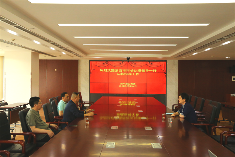 萊西市委副書記、市長劉瑛到我集團公司走訪調(diào)研(圖1)